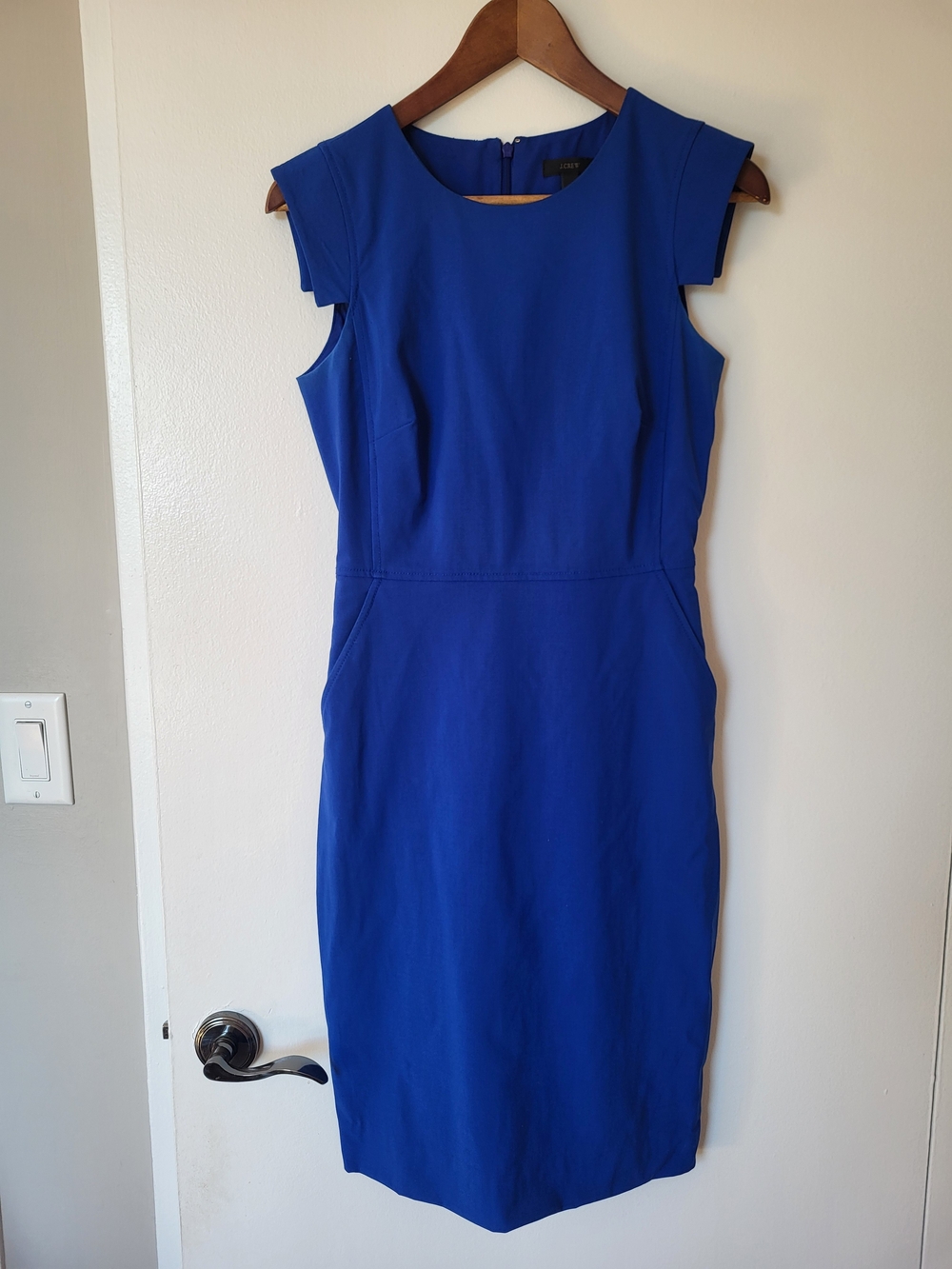J.Crew Royal Blue Resume Dress Size 2